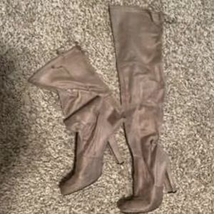 Over the knee Steve Madden boots